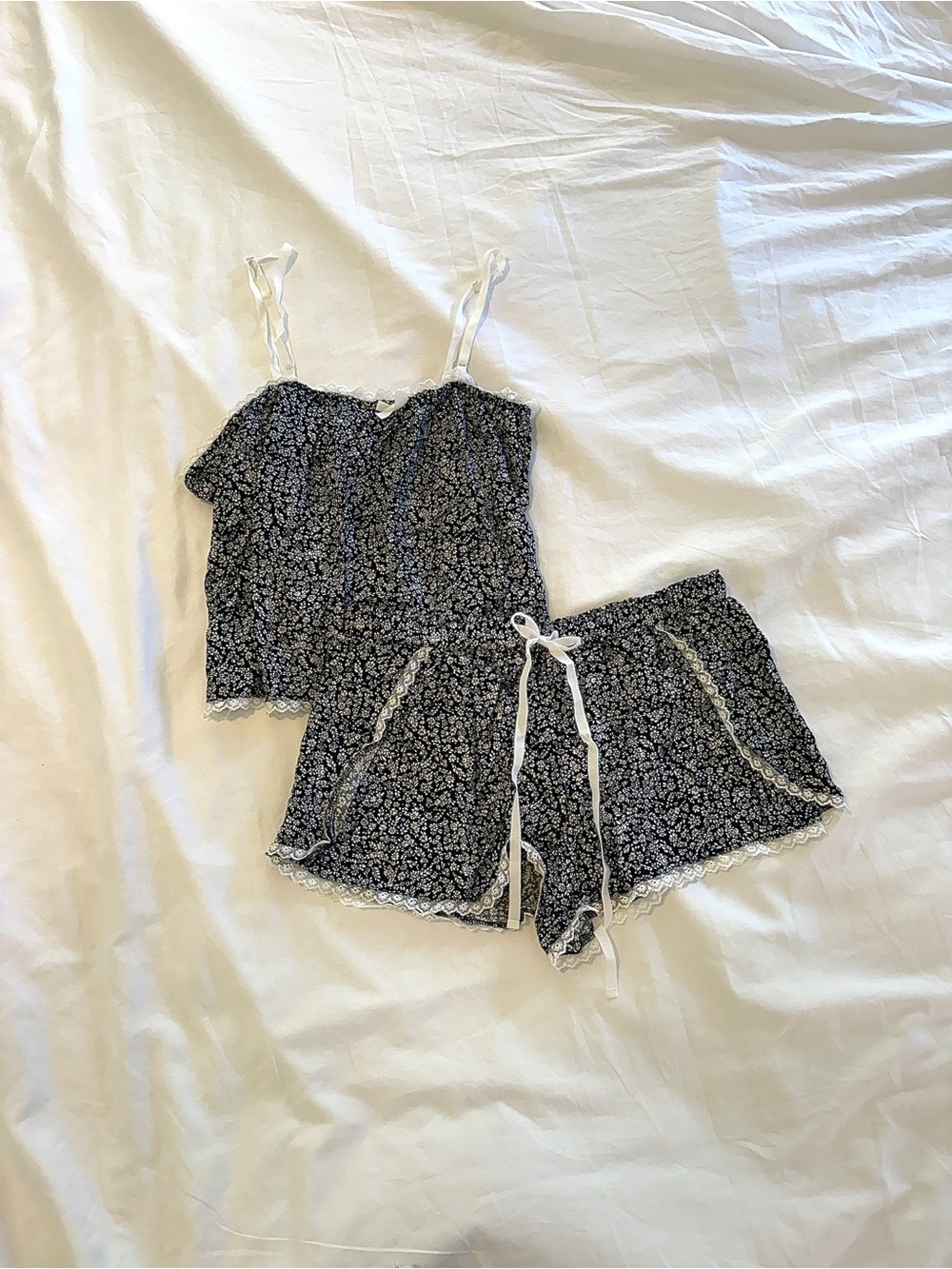 Joe’s Lace-Trim Cami & Short Sleep Set | Size M